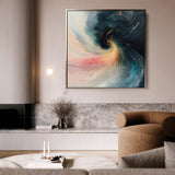 Abstract 1052 Canvas Art 60 x 60 cm / Stretched on hidden frame