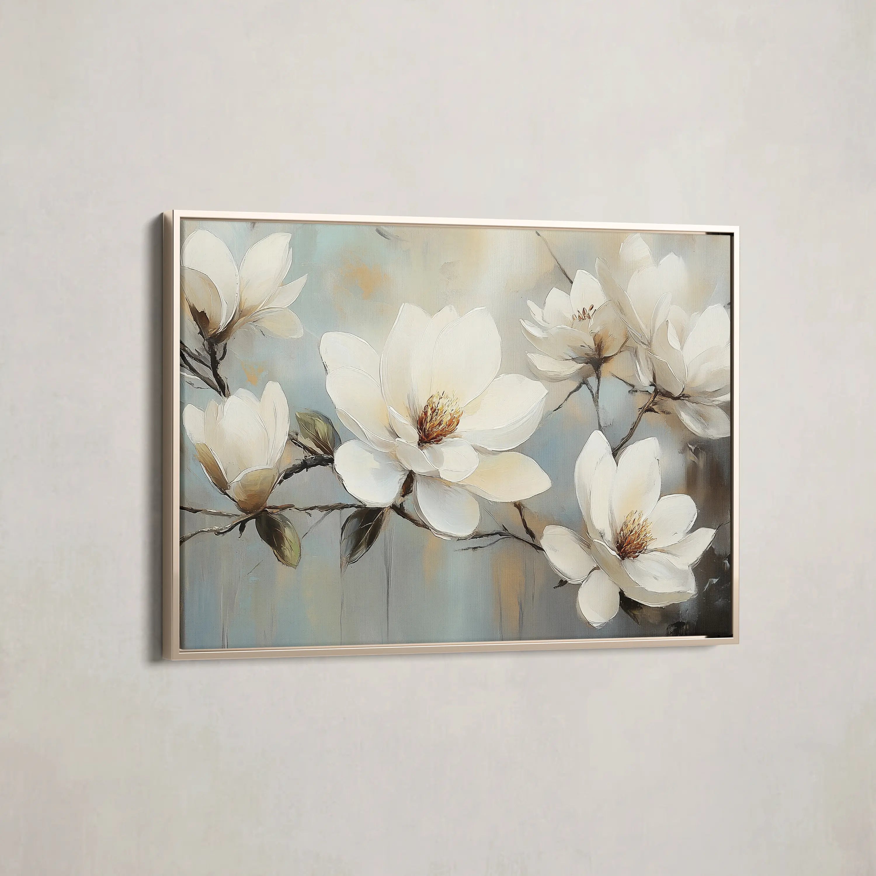 Floral Canvas Wall Art WAD1052-F 90 x 60 cm / Stretched on hidden frame