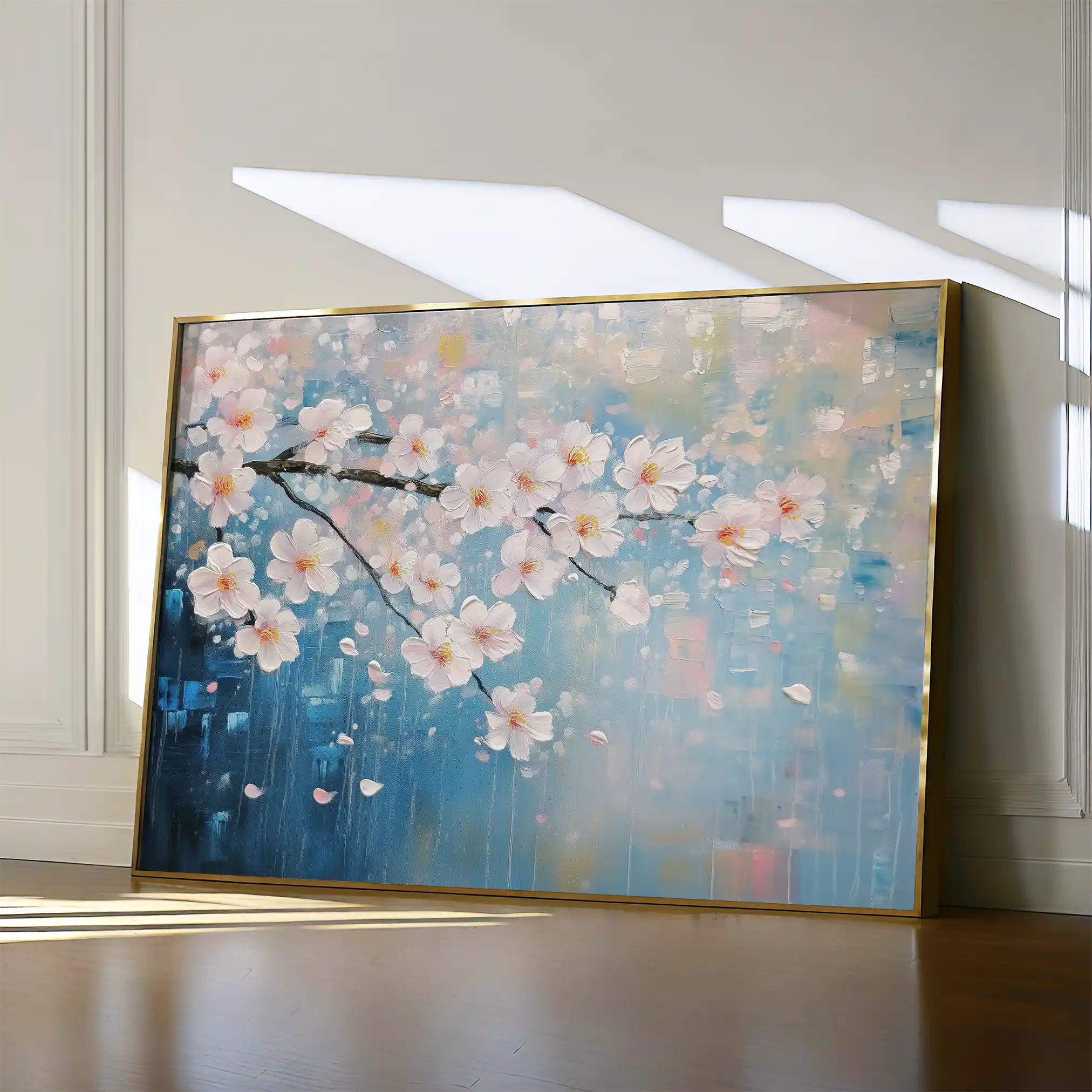 Floral Canvas Wall Art WAD1055-F 90 x 60 cm / Stretched on hidden frame