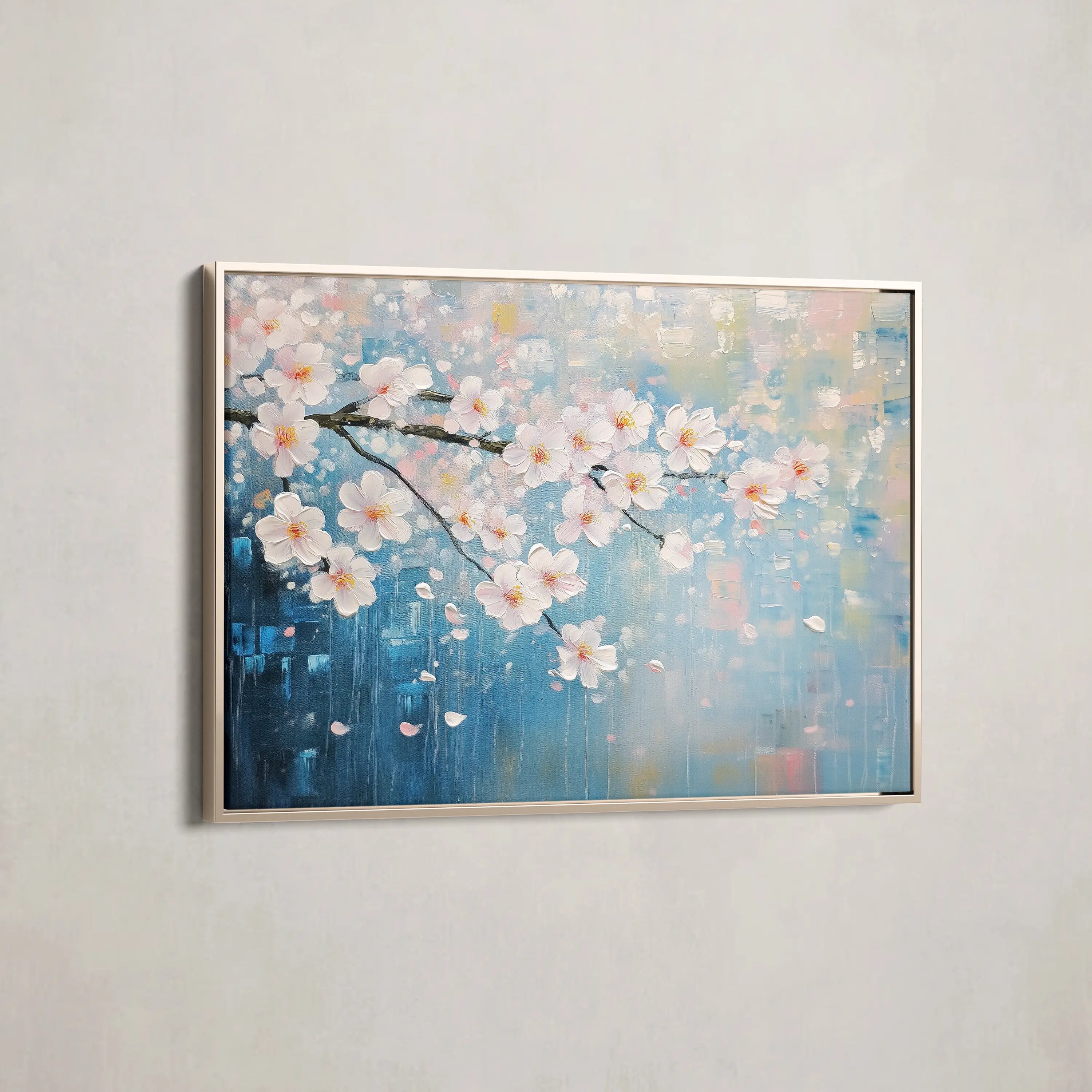 Floral Canvas Wall Art WAD1055-F 90 x 60 cm / Stretched on hidden frame