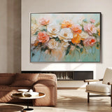 Floral Canvas Wall Art WAD1056-F 90 x 60 cm / Stretched on hidden frame