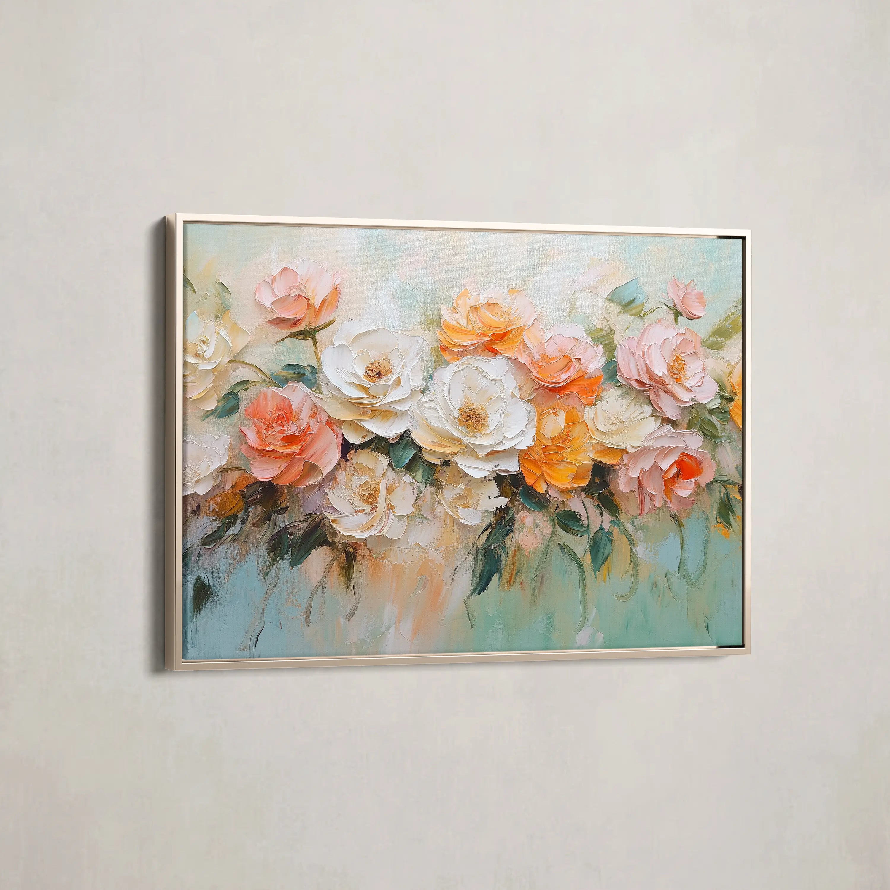 Floral Canvas Wall Art WAD1056-F 90 x 60 cm / Stretched on hidden frame