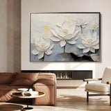 Floral Canvas Wall Art WAD1057-F 90 x 60 cm / Stretched on hidden frame