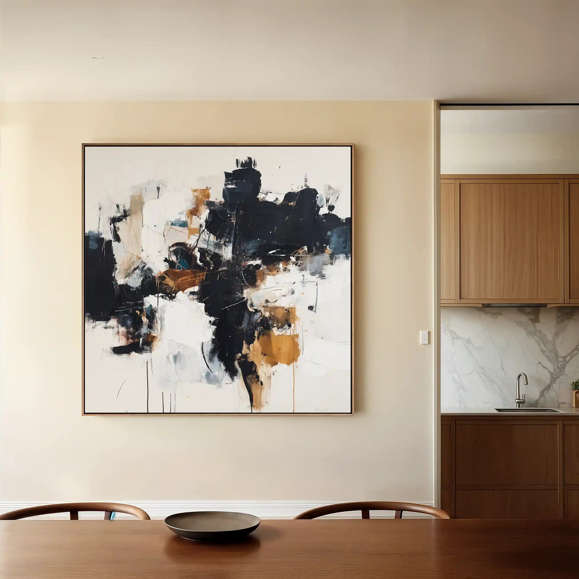 Abstract 1059 Canvas Art 60 x 60 cm / Stretched on hidden frame