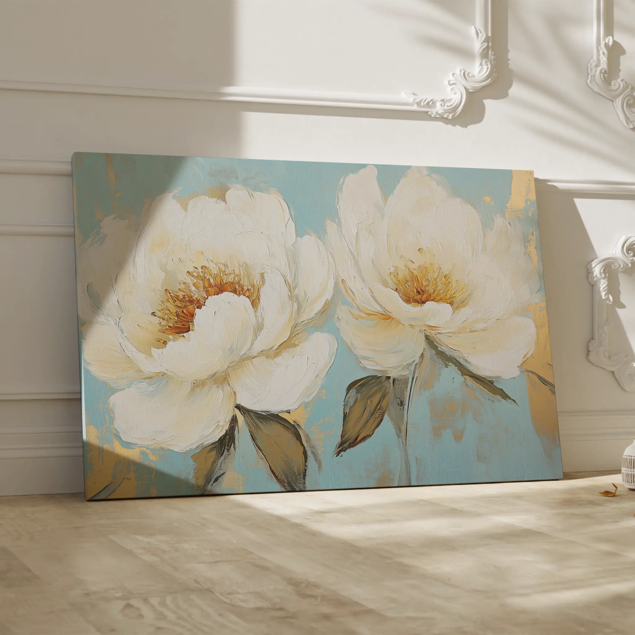 Floral Canvas Wall Art WAD1059-F 90 x 60 cm / Stretched on hidden frame