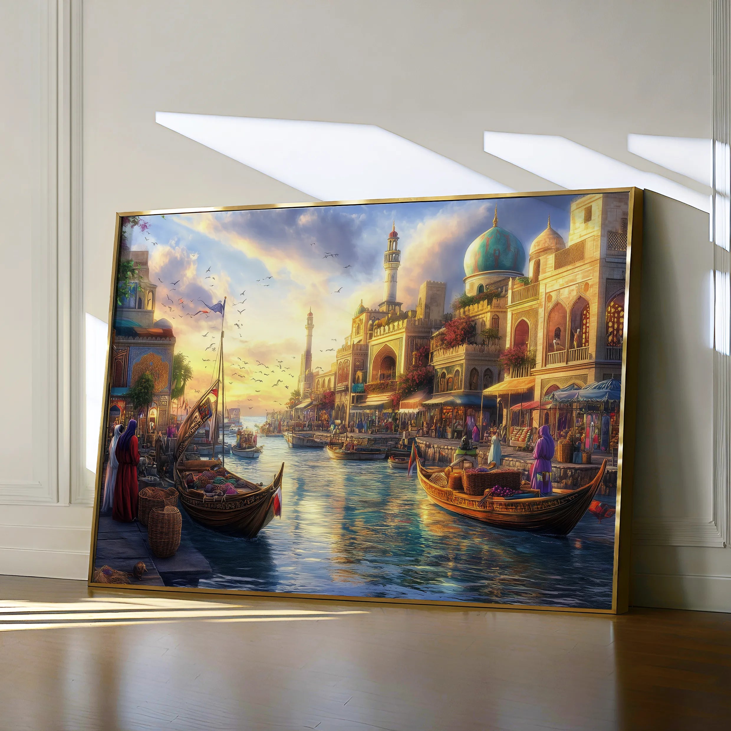 Orientalist Canvas Wall Art WAD106-OR 90 x 60 cm / Stretched on hidden frame