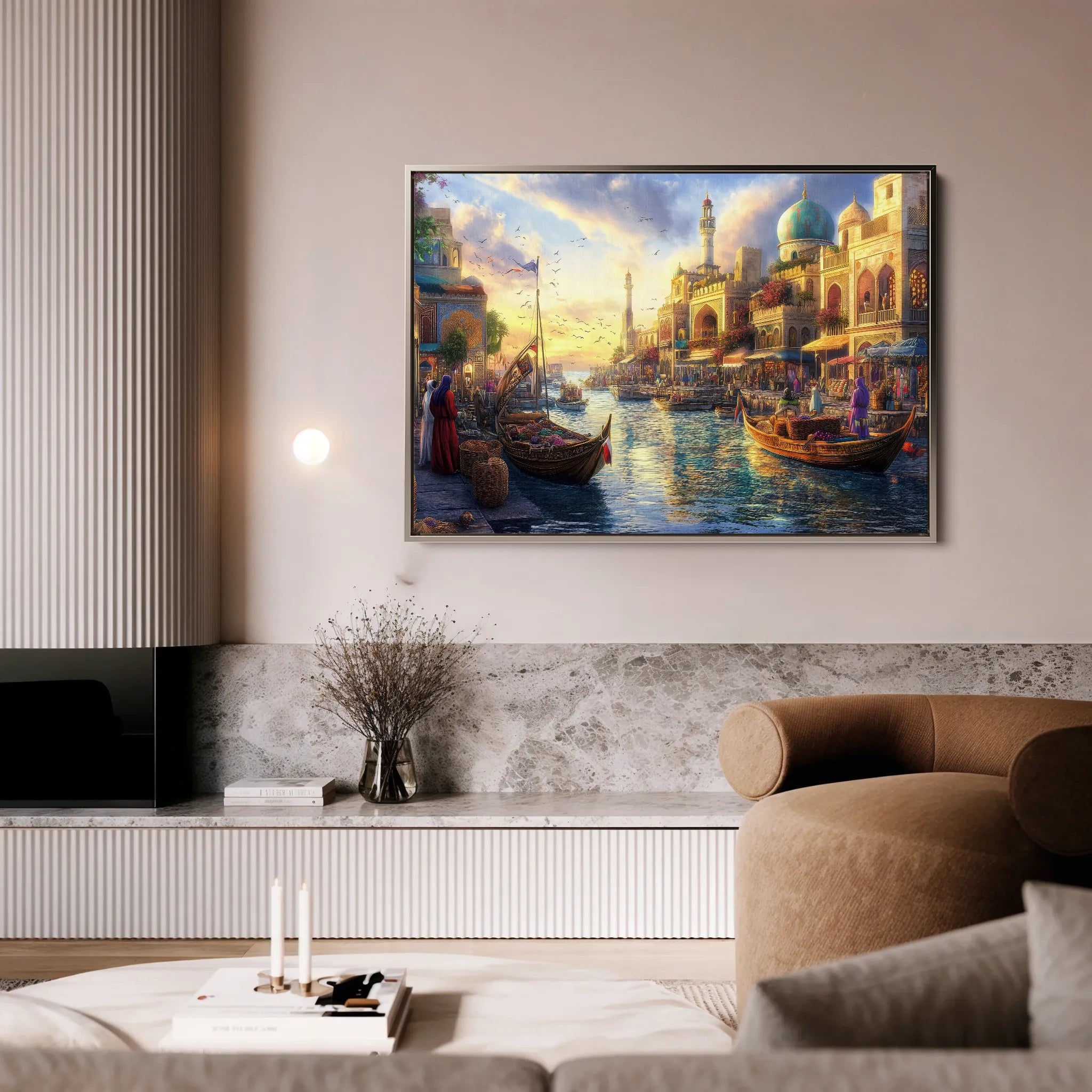 Orientalist Canvas Wall Art WAD106-OR 90 x 60 cm / Stretched on hidden frame