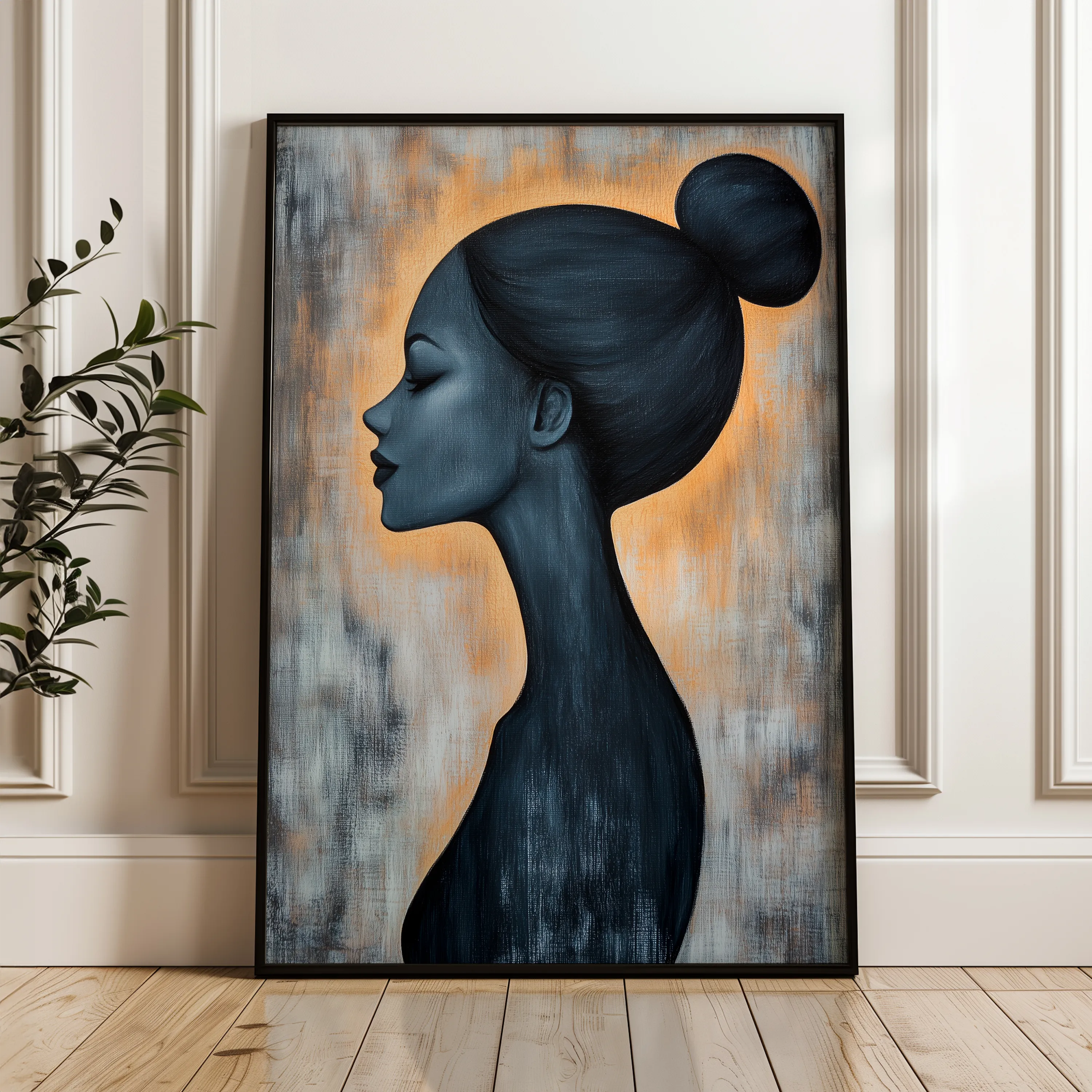 Portrait Canvas Wall Art WAD106-P 90 x 60 cm / Stretched on hidden frame