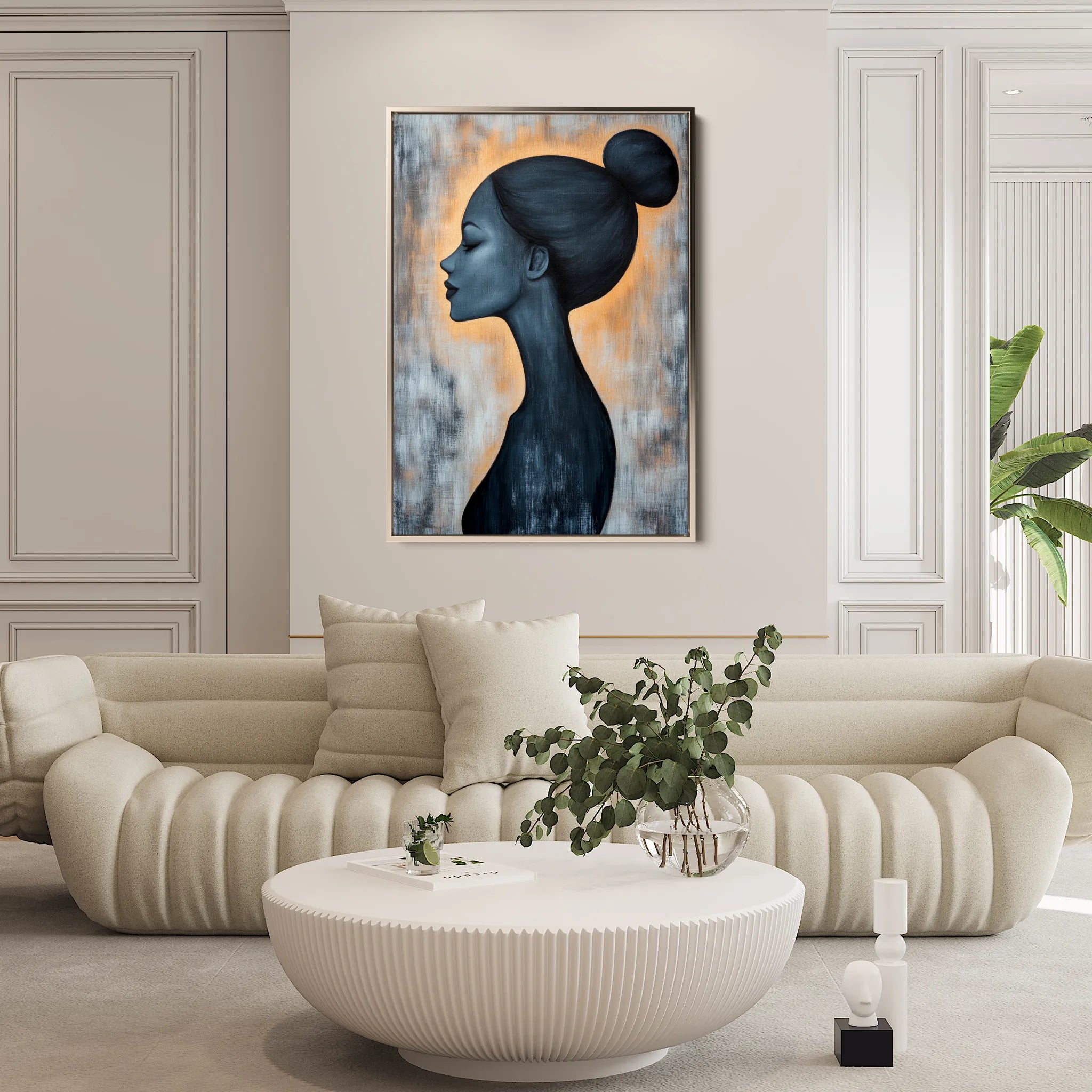 Portrait Canvas Wall Art WAD106-P 90 x 60 cm / Stretched on hidden frame