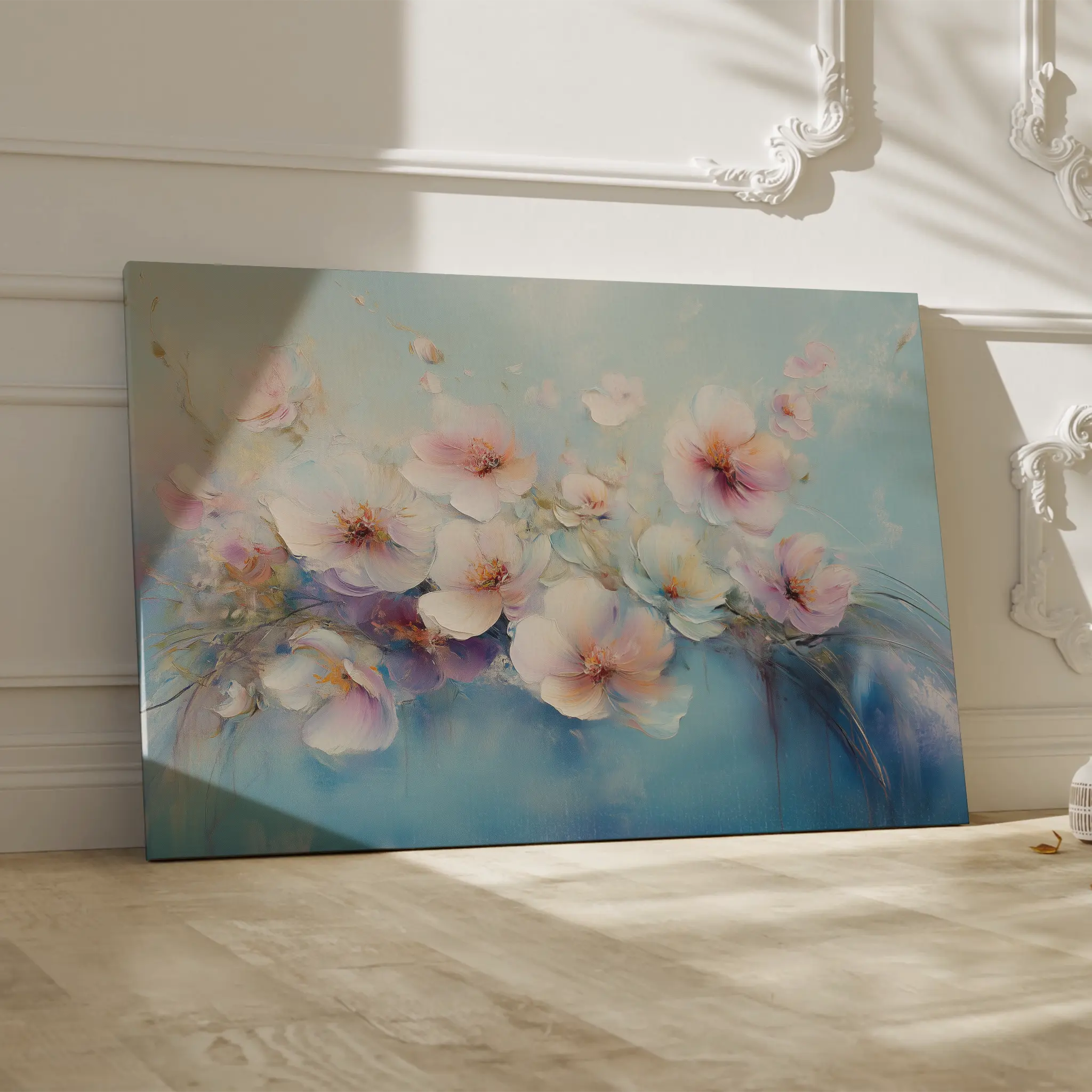 Floral Canvas Wall Art WAD1060-F 90 x 60 cm / Stretched on hidden frame