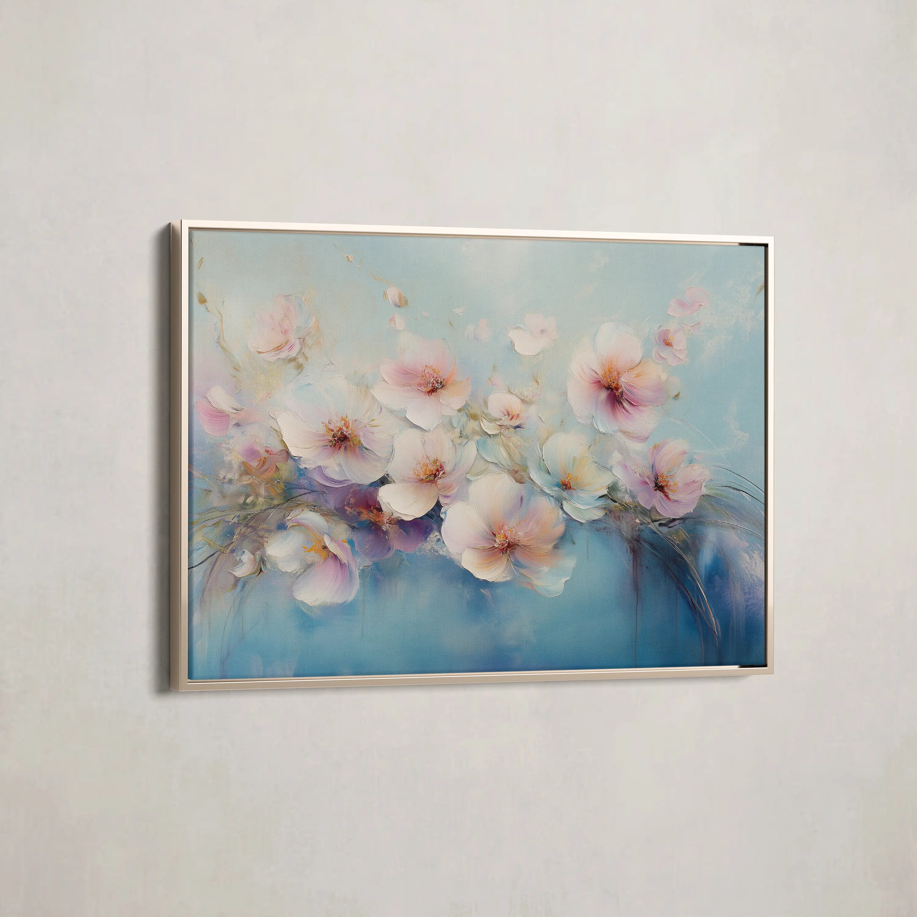 Floral Canvas Wall Art WAD1060-F 90 x 60 cm / Stretched on hidden frame