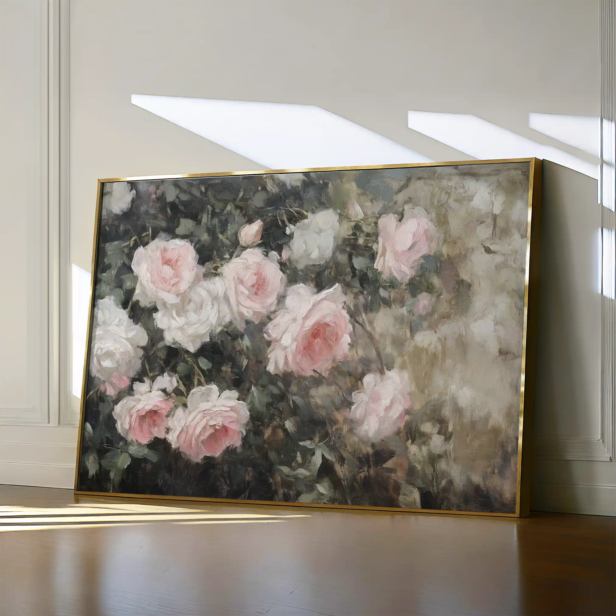 Floral Canvas Wall Art WAD1061-F 90 x 60 cm / Stretched on hidden frame