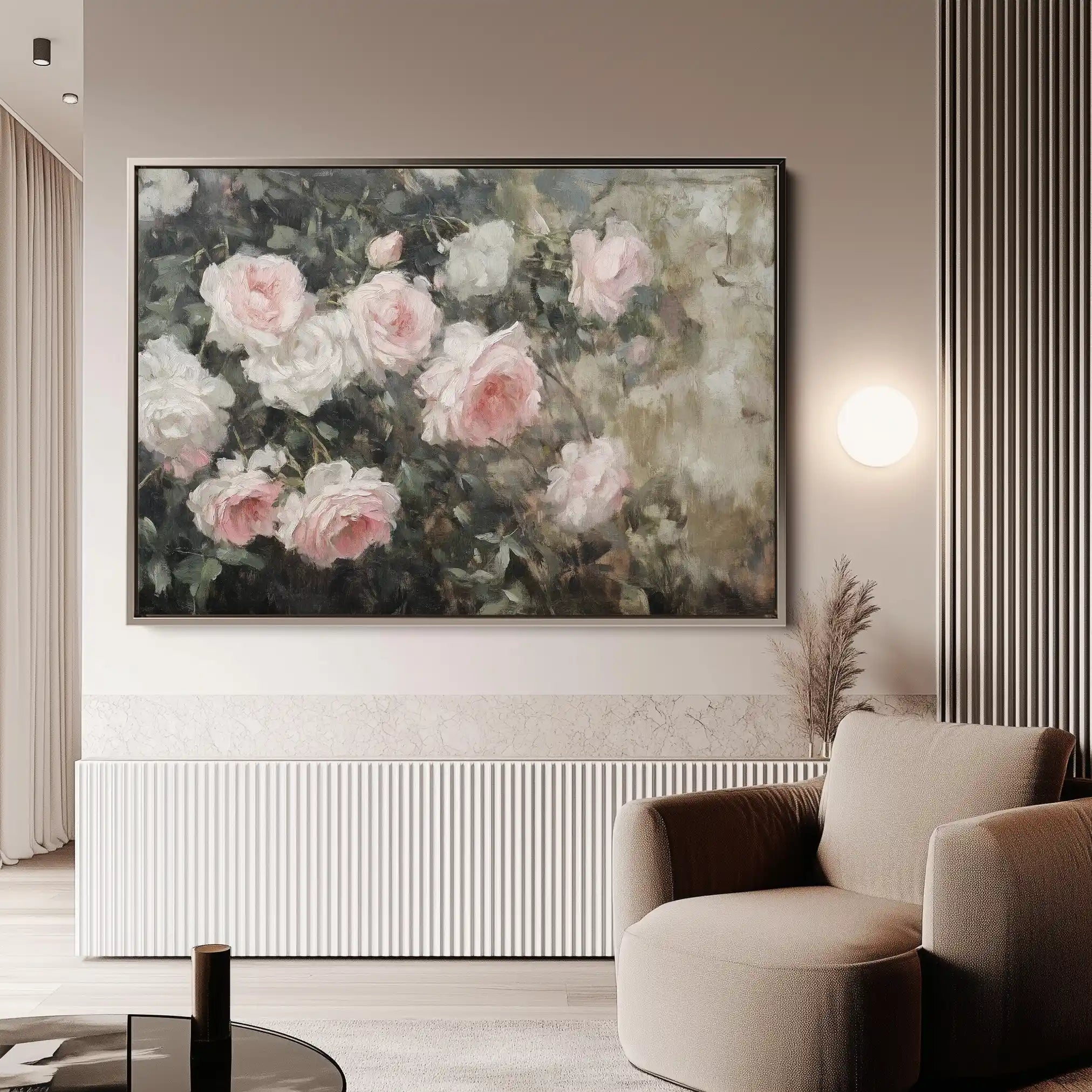 Floral Canvas Wall Art WAD1061-F 90 x 60 cm / Stretched on hidden frame