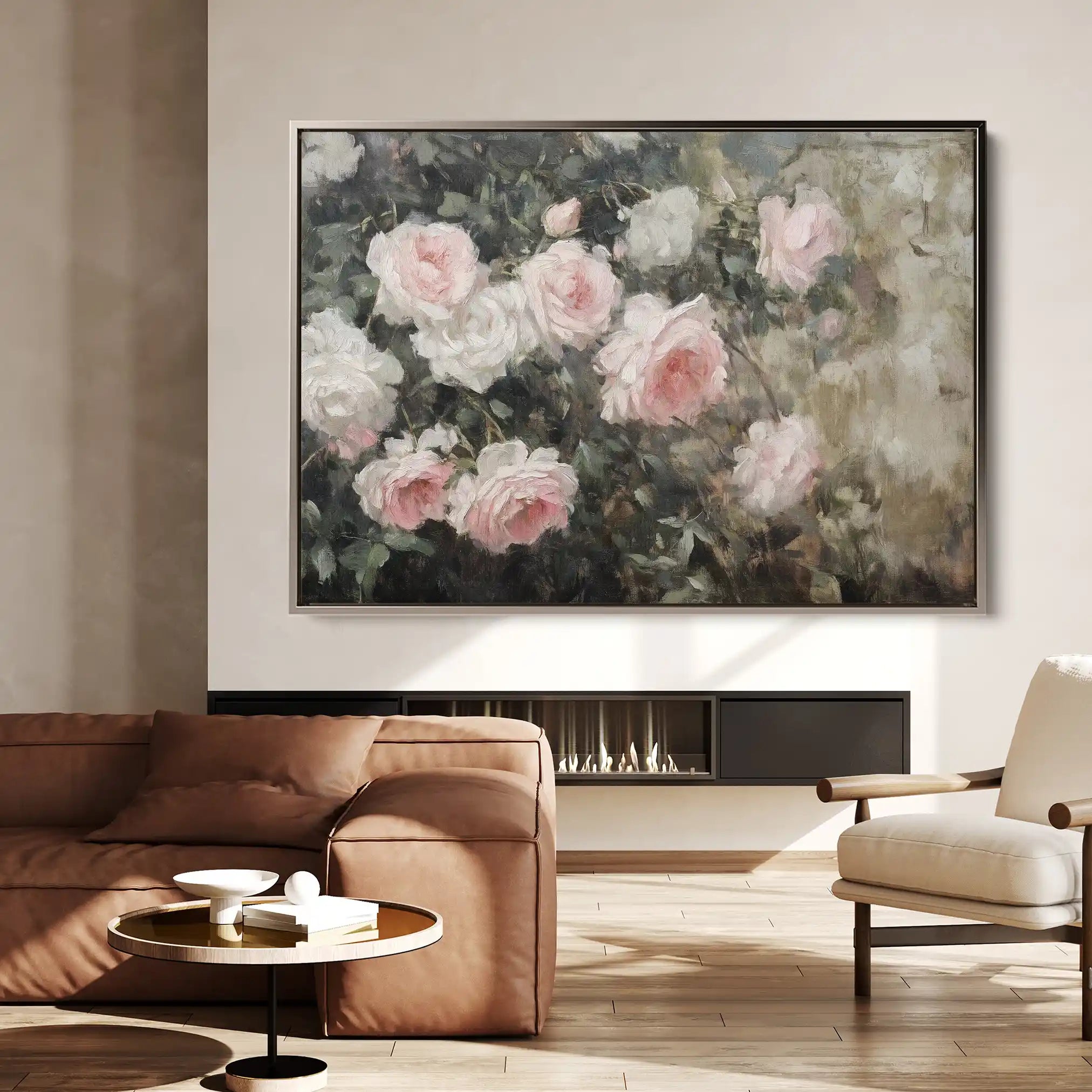 Floral Canvas Wall Art WAD1061-F 90 x 60 cm / Stretched on hidden frame