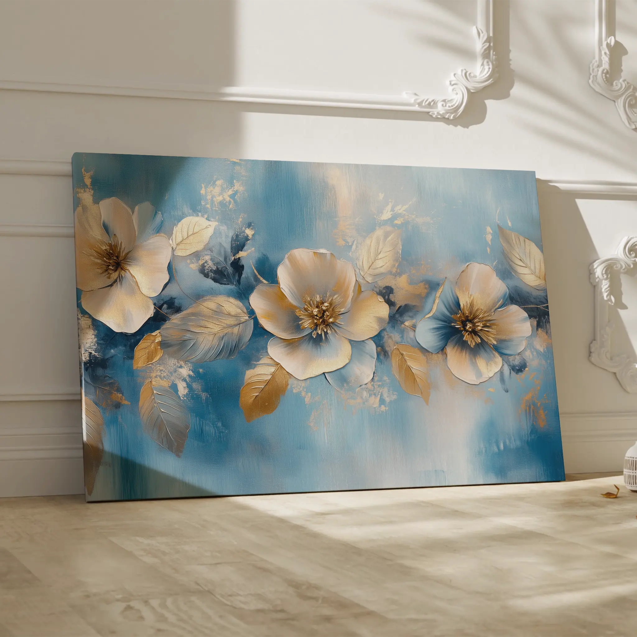 Floral Canvas Wall Art WAD1062-F 90 x 60 cm / Stretched on hidden frame