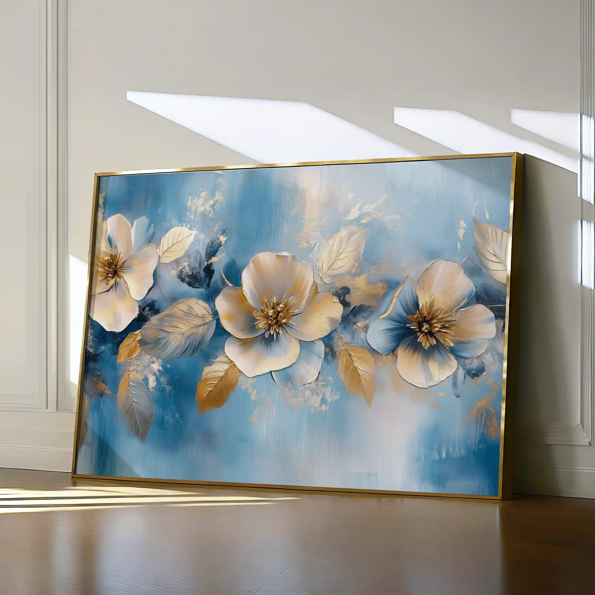Floral Canvas Wall Art WAD1062-F 90 x 60 cm / Stretched on hidden frame