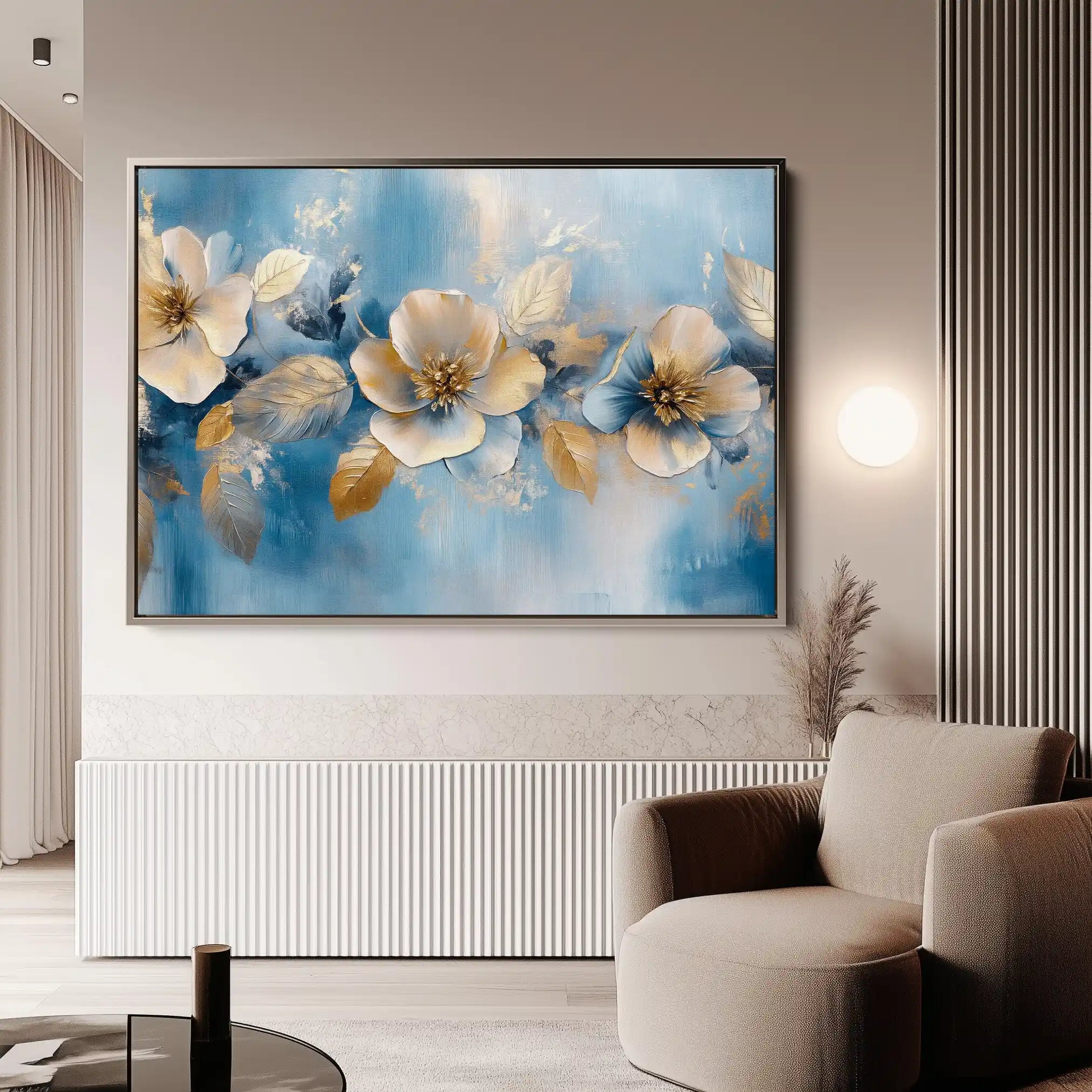 Floral Canvas Wall Art WAD1062-F 90 x 60 cm / Stretched on hidden frame