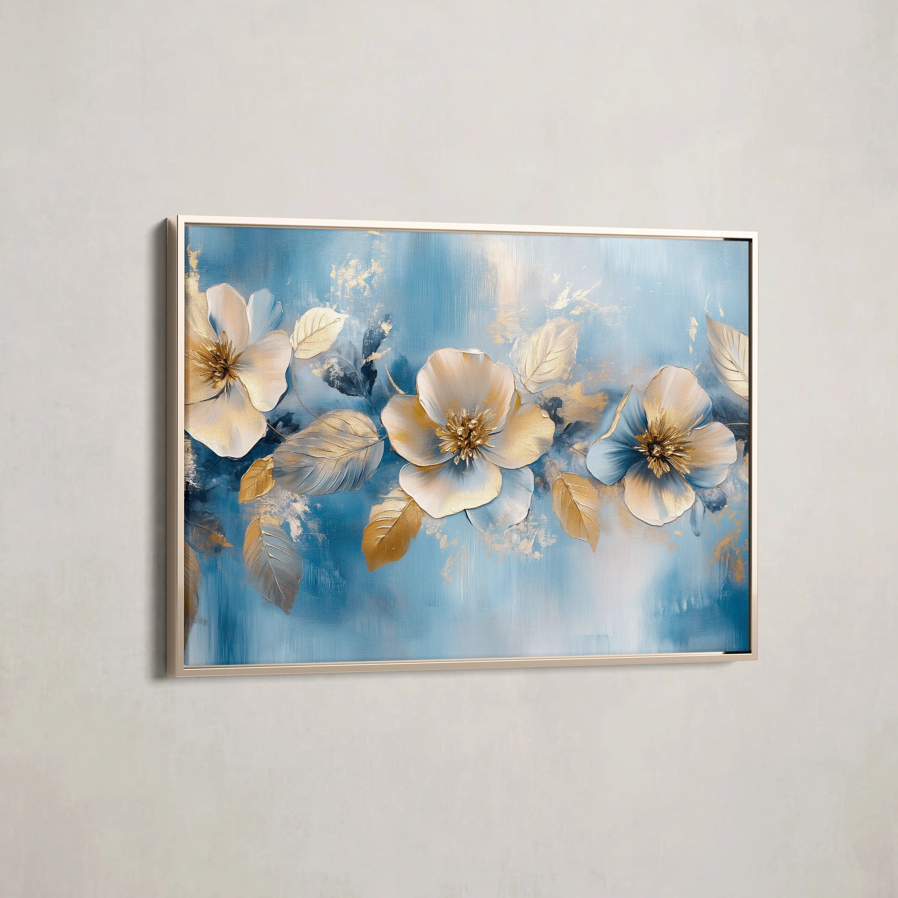 Floral Canvas Wall Art WAD1062-F 90 x 60 cm / Stretched on hidden frame