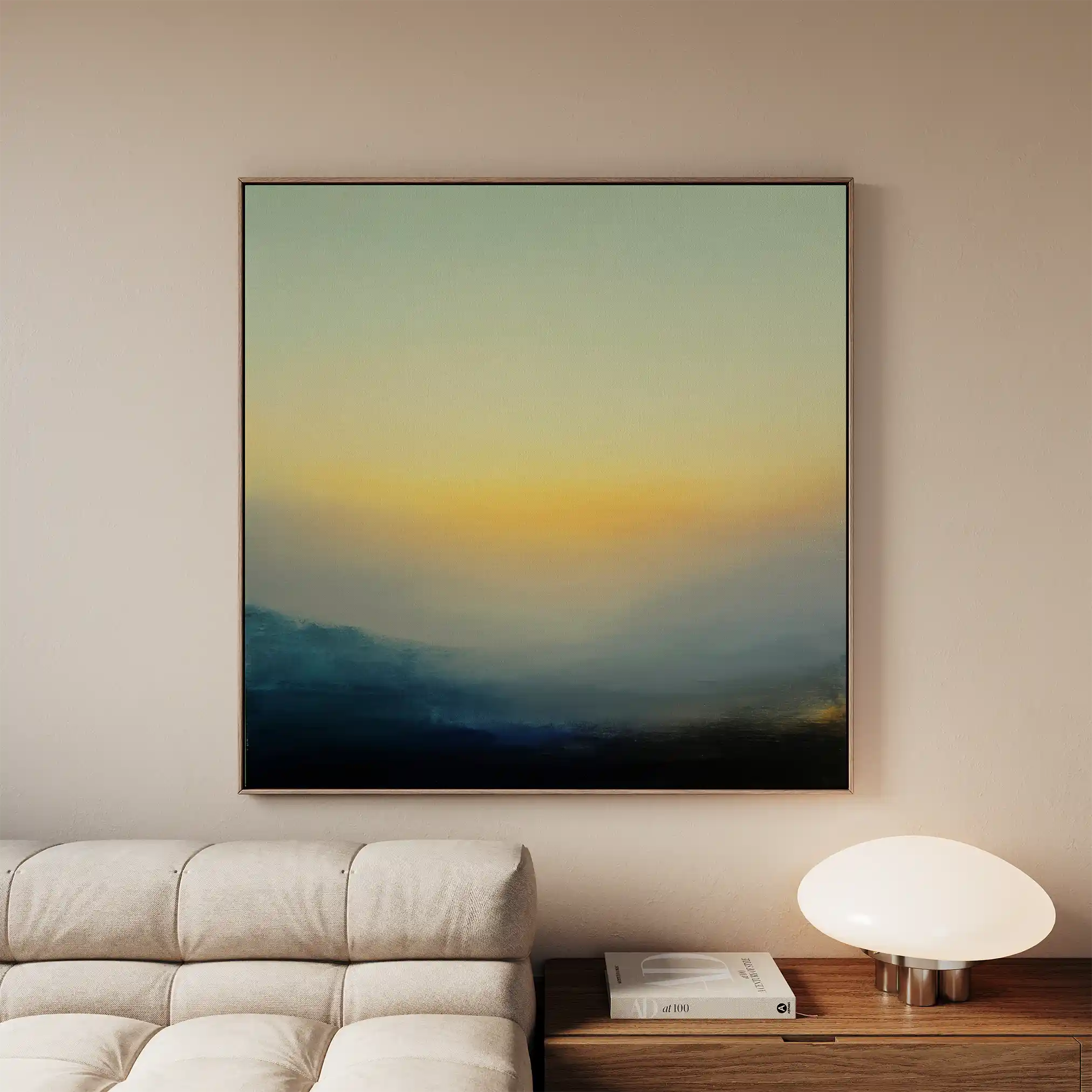 Abstract 1063 Canvas Art 60 x 60 cm / Stretched on hidden frame
