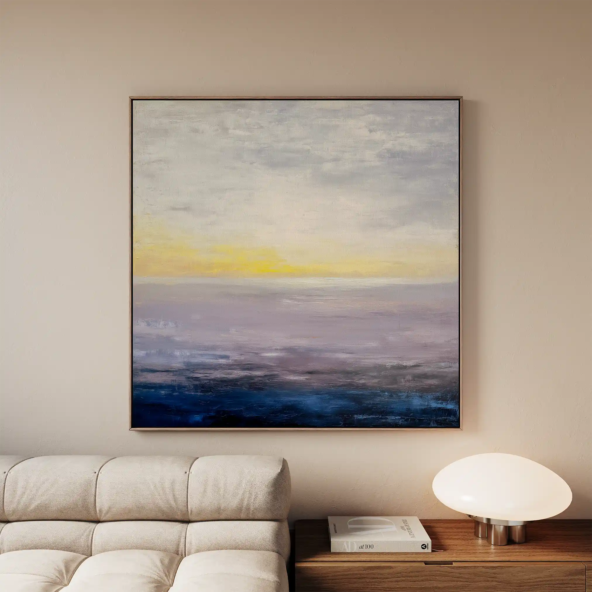 Abstract 1064 Canvas Art 60 x 60 cm / Stretched on hidden frame