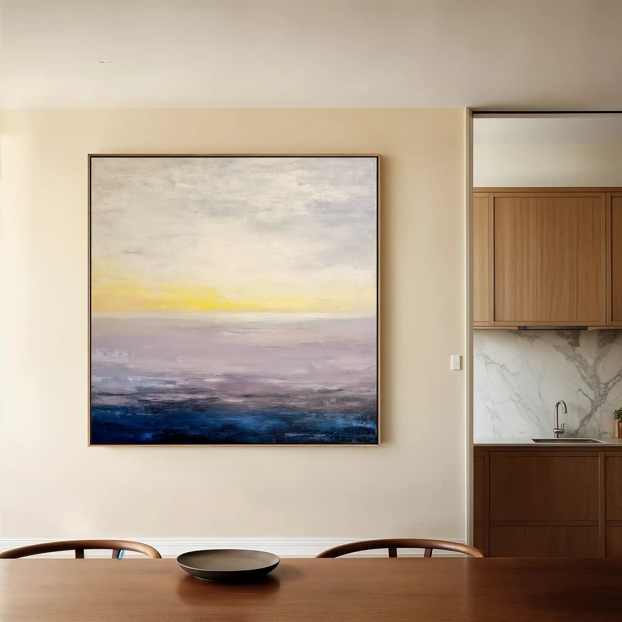 Abstract 1064 Canvas Art 60 x 60 cm / Stretched on hidden frame