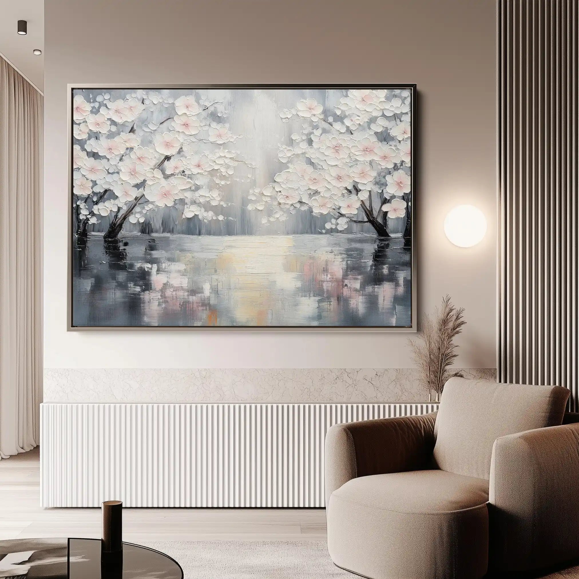 Floral Canvas Wall Art WAD1065-F 90 x 60 cm / Stretched on hidden frame