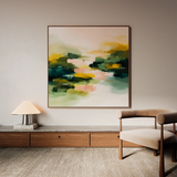 Abstract 1066 Canvas Art 60 x 60 cm / Stretched on hidden frame