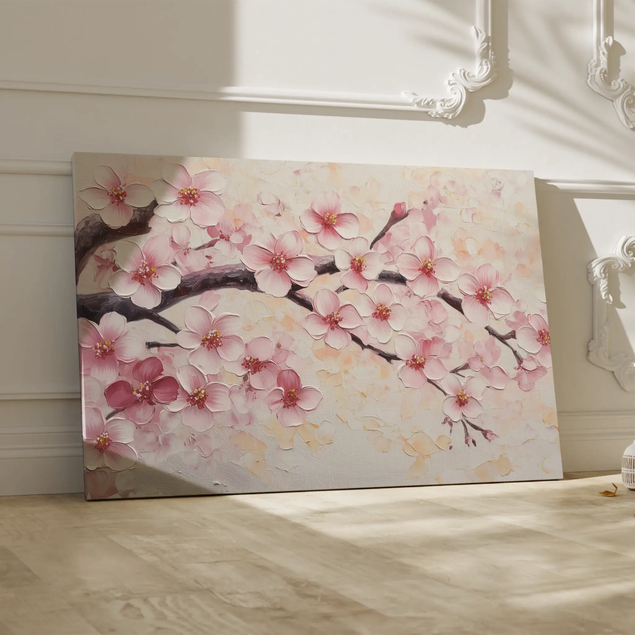 Floral Canvas Wall Art WAD1066-F 90 x 60 cm / Stretched on hidden frame