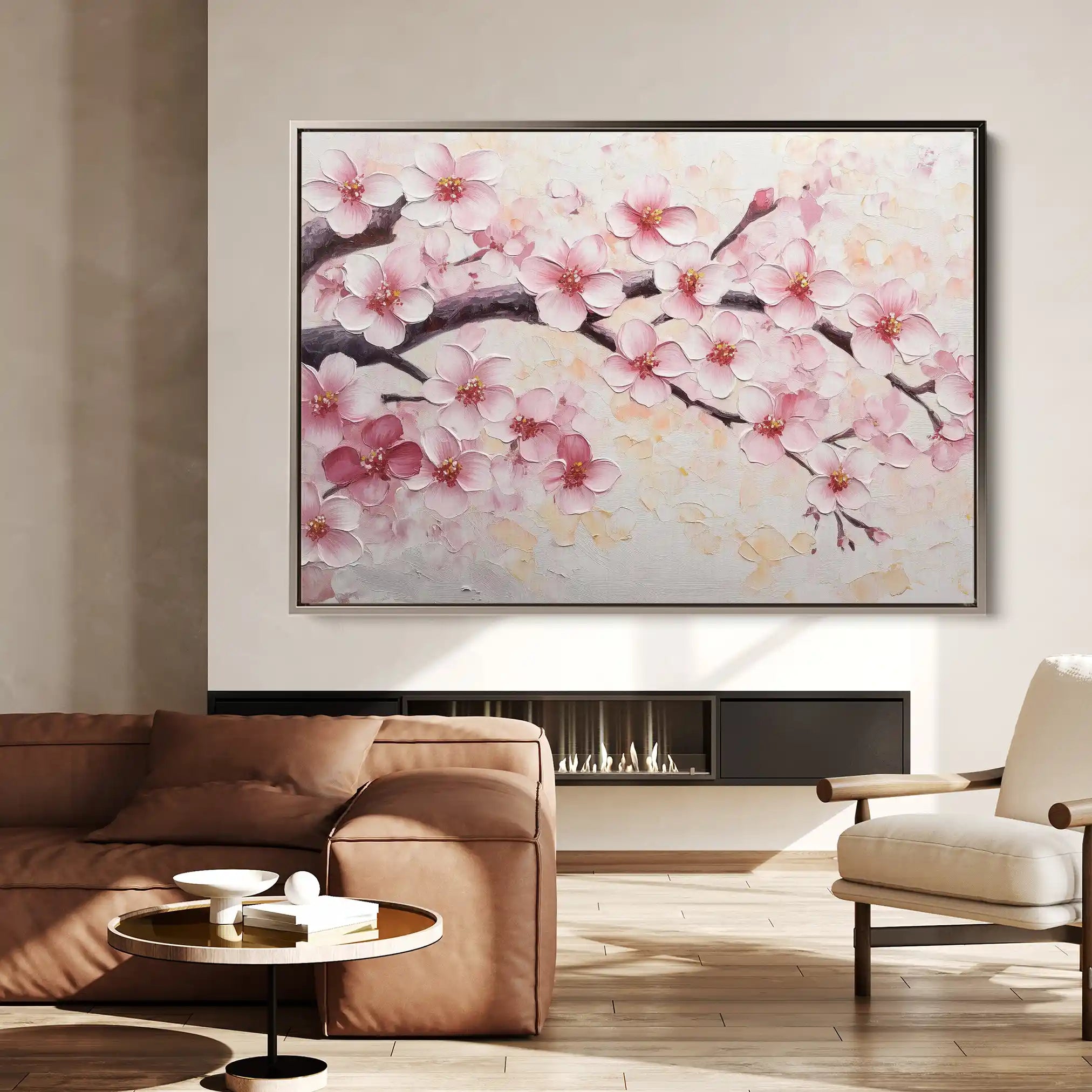 Floral Canvas Wall Art WAD1066-F 90 x 60 cm / Stretched on hidden frame
