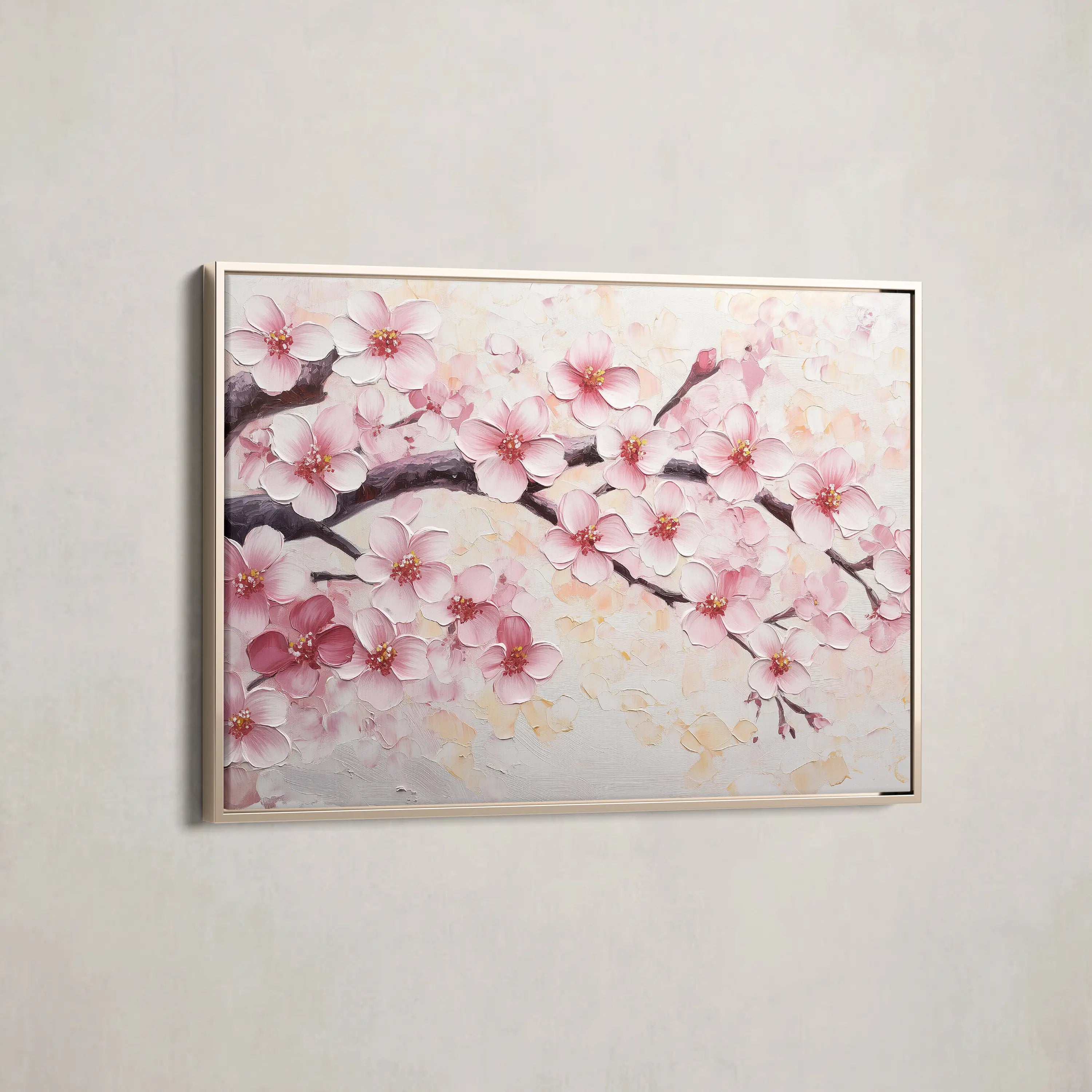 Floral Canvas Wall Art WAD1066-F 90 x 60 cm / Stretched on hidden frame