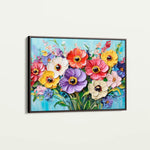Floral Canvas Wall Art WAD1068-F 90 x 60 cm / Stretched on hidden frame