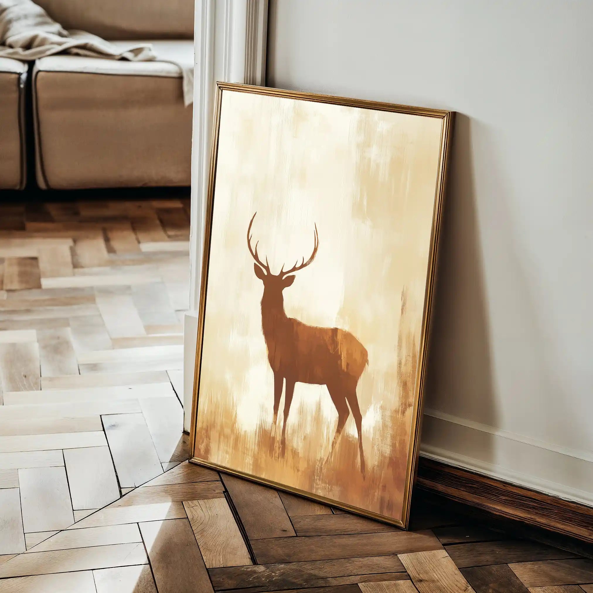 Animals 107 Canvas Art 90 x 60 cm / Stretched on hidden frame