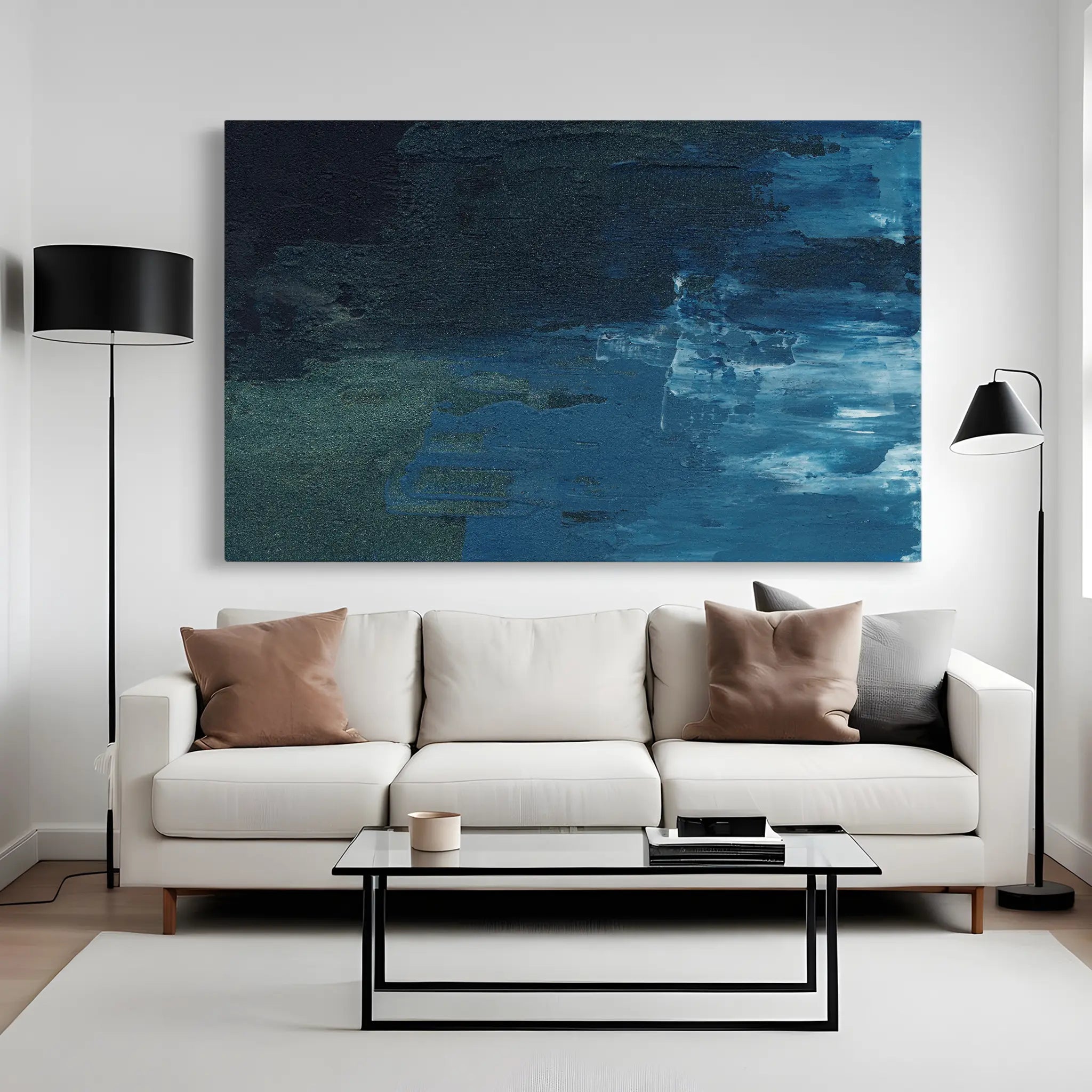 Abstract Canvas Wall Art WAD107-A 90 x 60 cm / Stretched on hidden frame