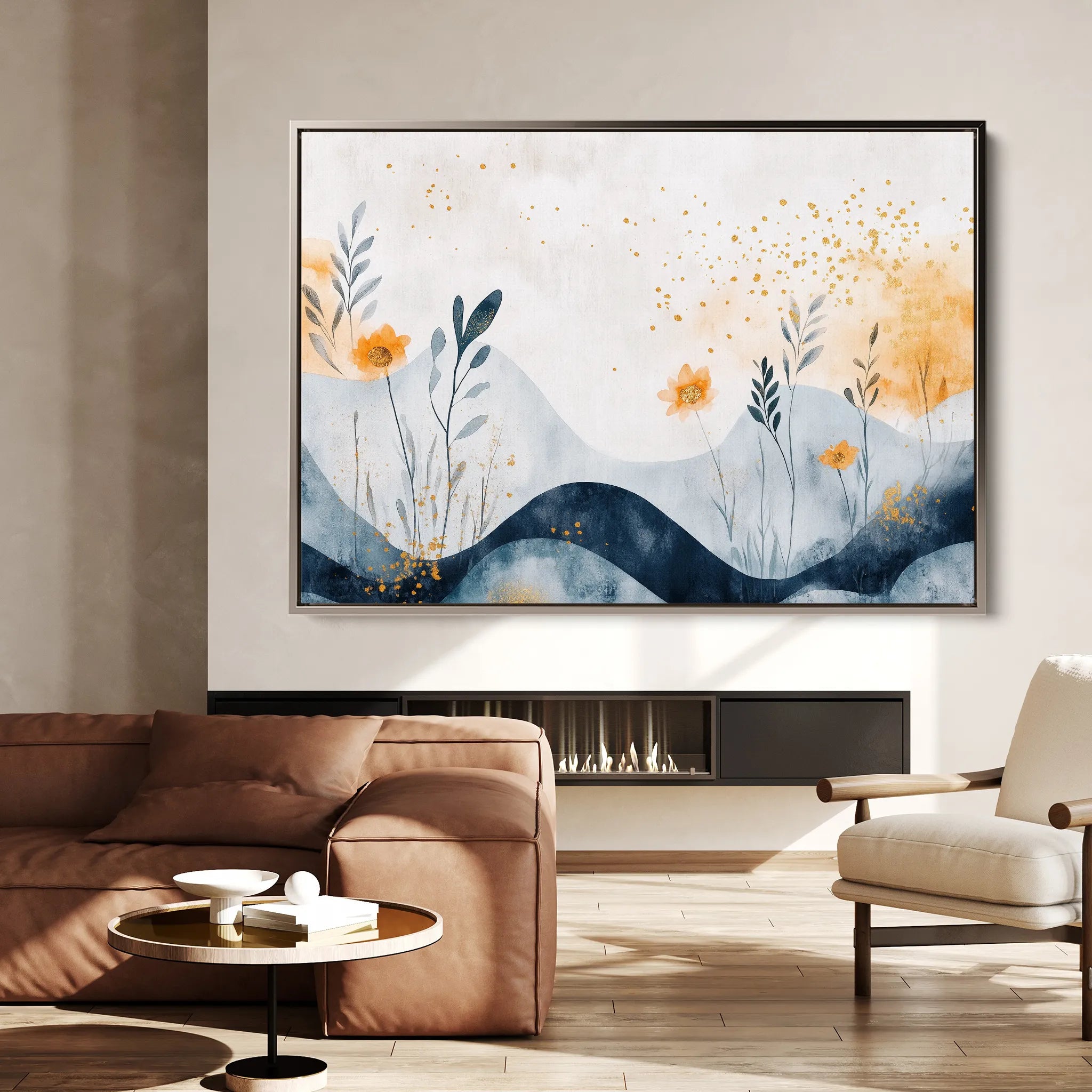 Boho Canvas Wall Art WAD107-BH 90 x 60 cm / Stretched on hidden frame