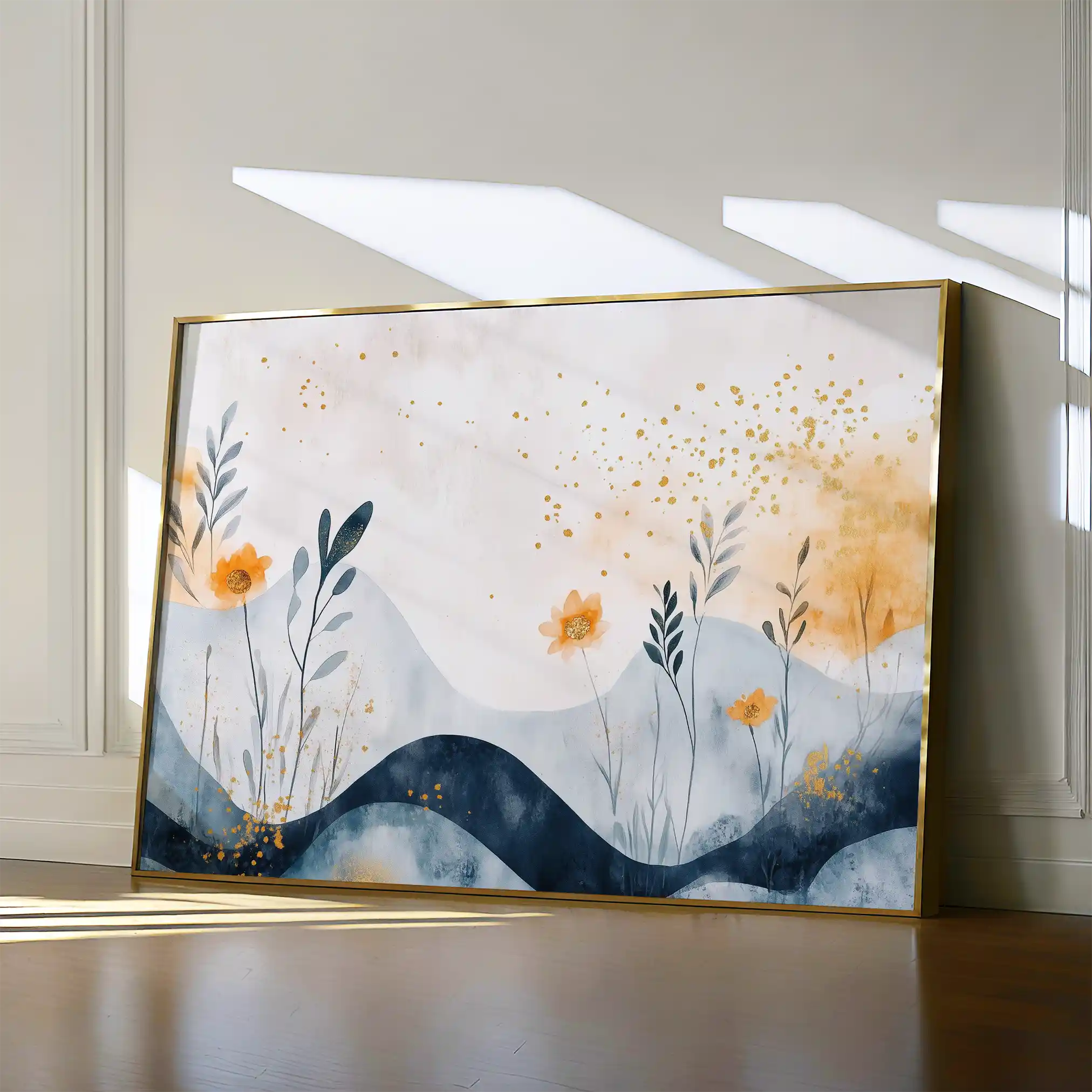 Boho 107 Canvas Art 90 x 60 cm / Stretched on hidden frame