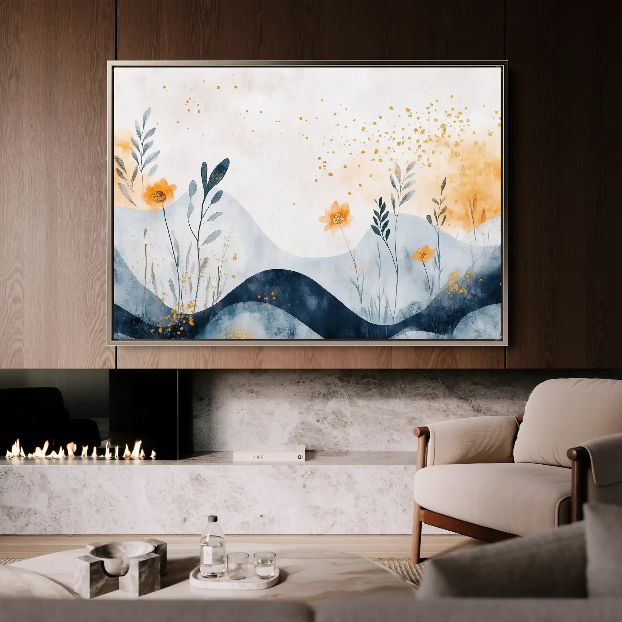 Boho 107 Canvas Art 90 x 60 cm / Stretched on hidden frame