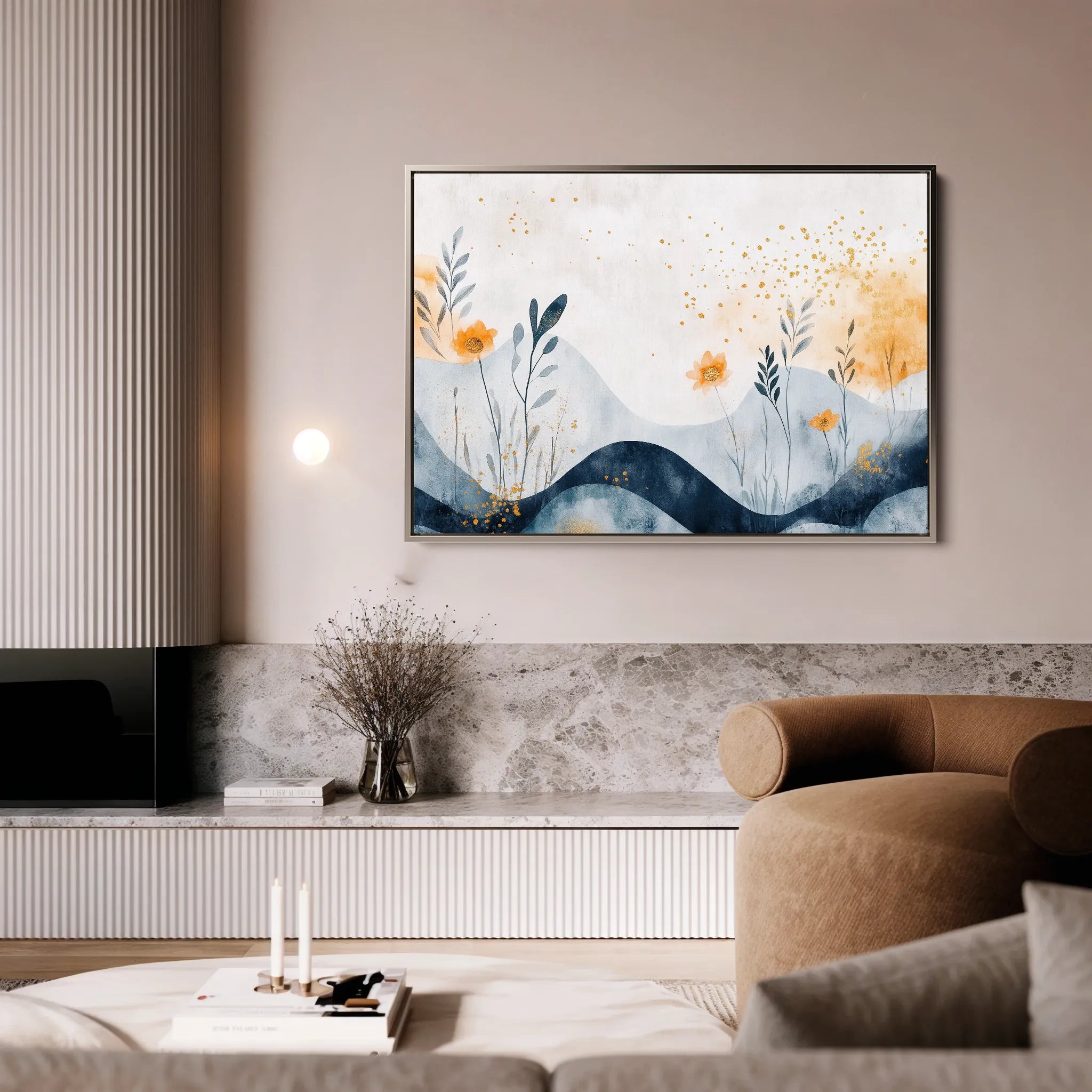 Boho Canvas Wall Art WAD107-BH 90 x 60 cm / Stretched on hidden frame