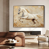 Horses 107 Canvas Art 90 x 60 cm / Stretched on hidden frame