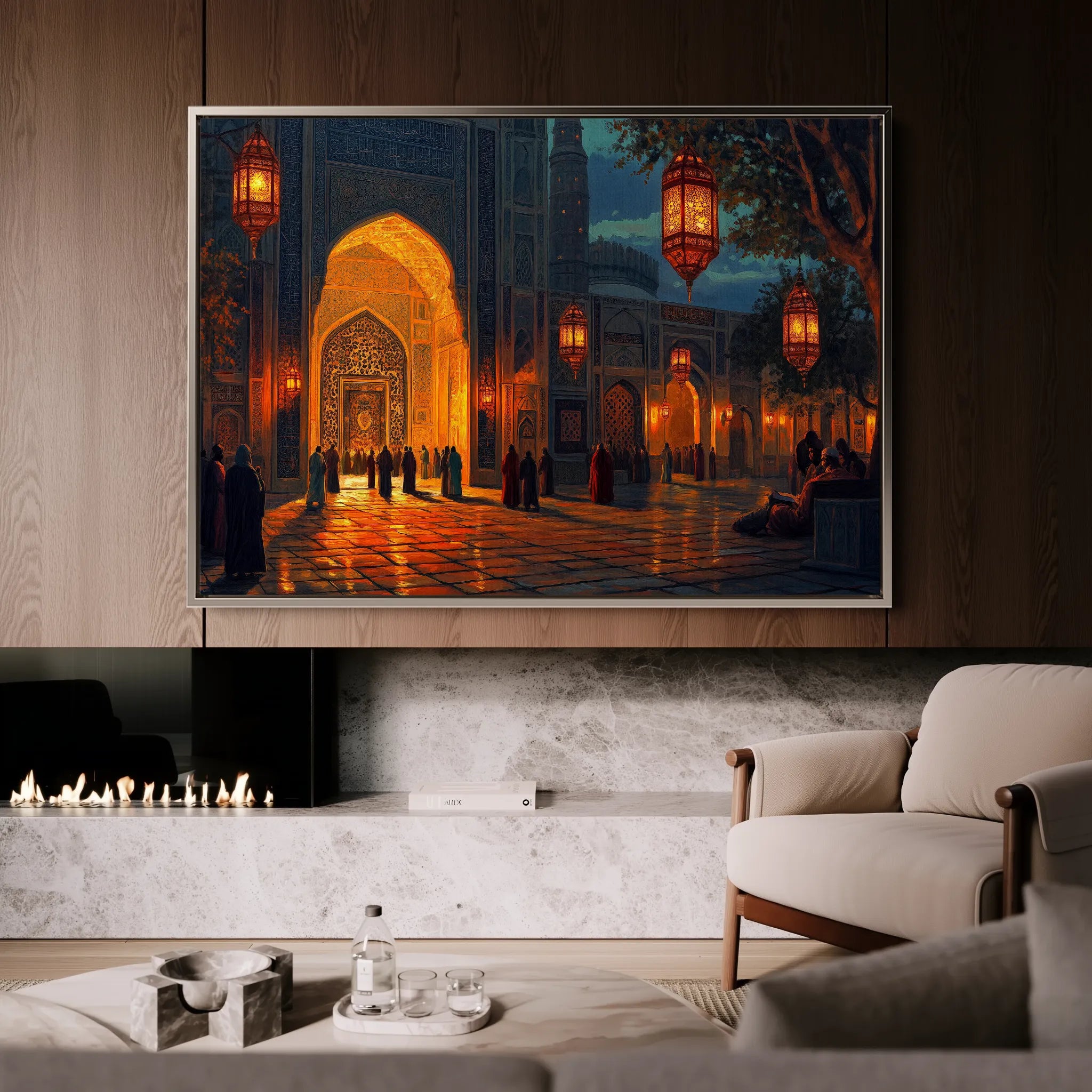 Orientalist Canvas Wall Art WAD107-OR 90 x 60 cm / Stretched on hidden frame