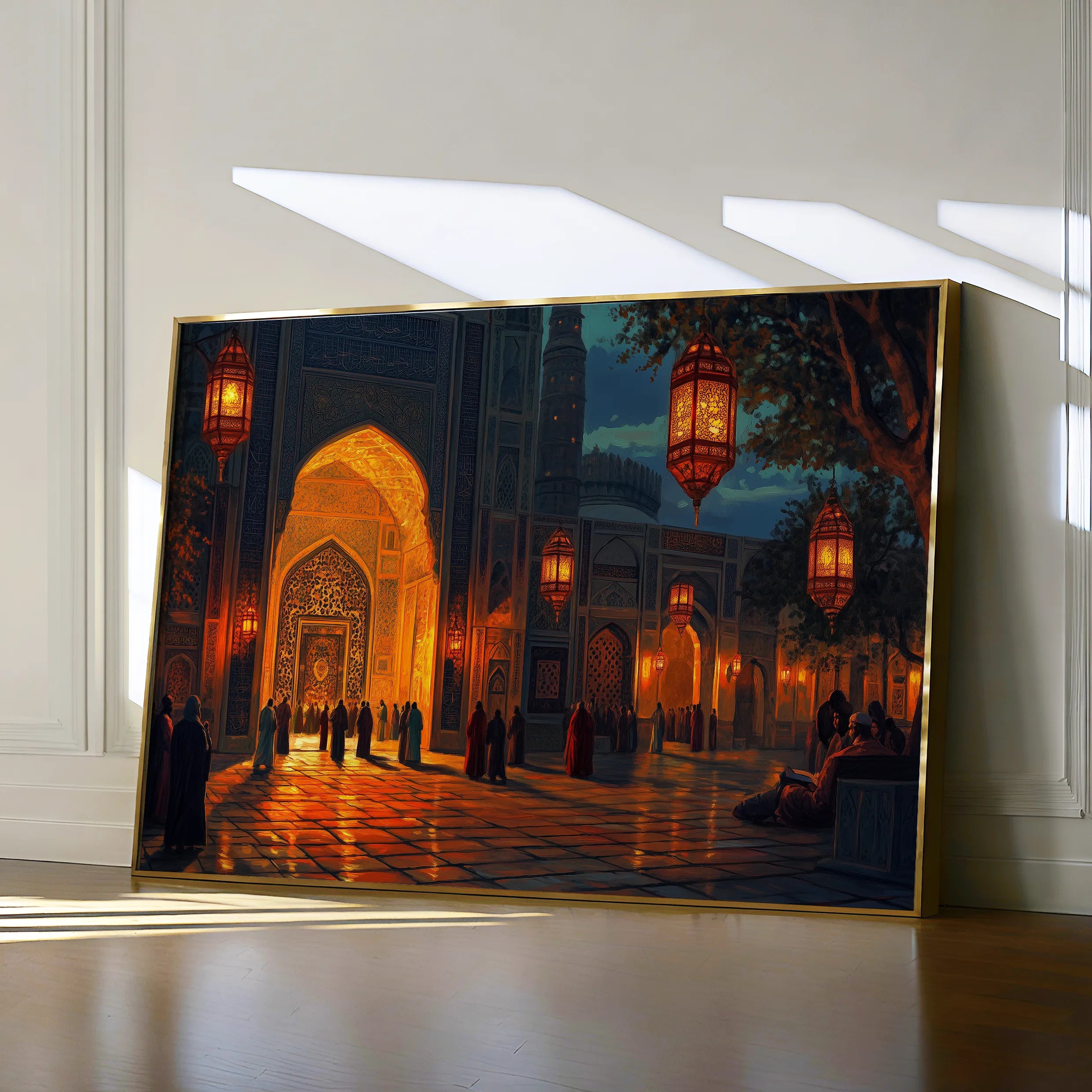 Orientalist Canvas Wall Art WAD107-OR 90 x 60 cm / Stretched on hidden frame