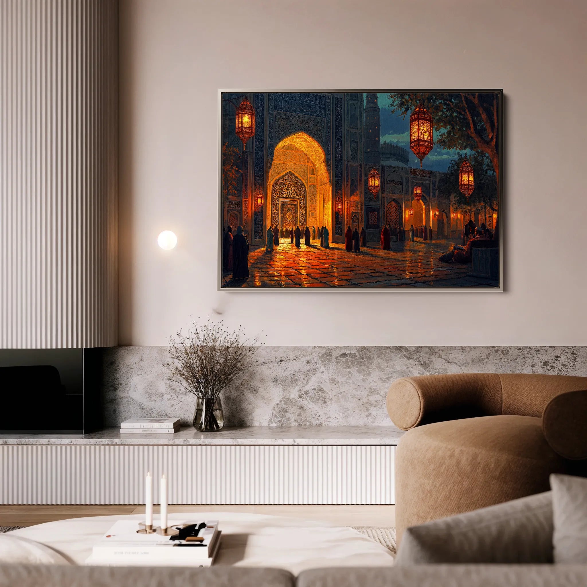 Orientalist Canvas Wall Art WAD107-OR 90 x 60 cm / Stretched on hidden frame