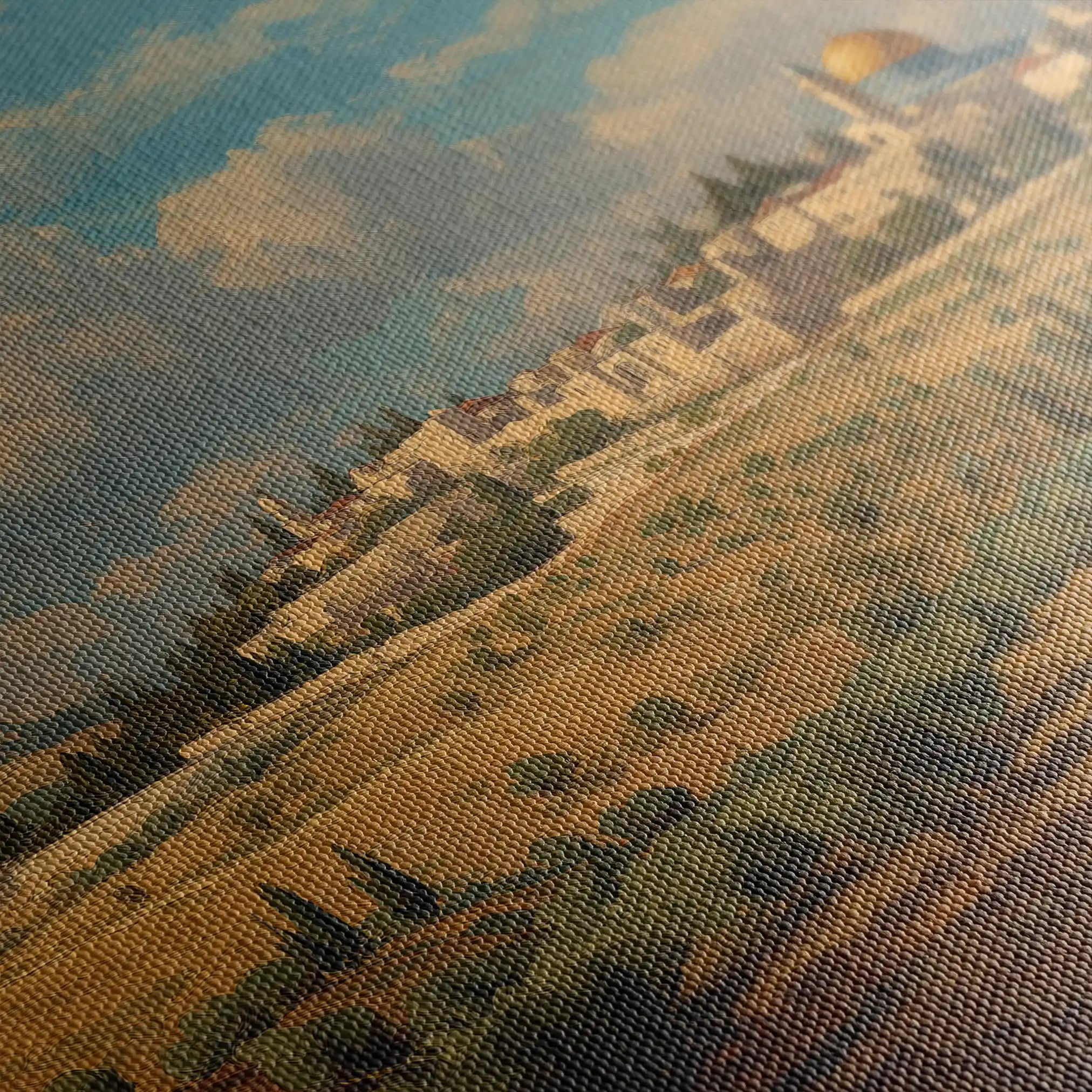 Palestine 107 Canvas Art 60 x 40 cm / Stretched on hidden frame