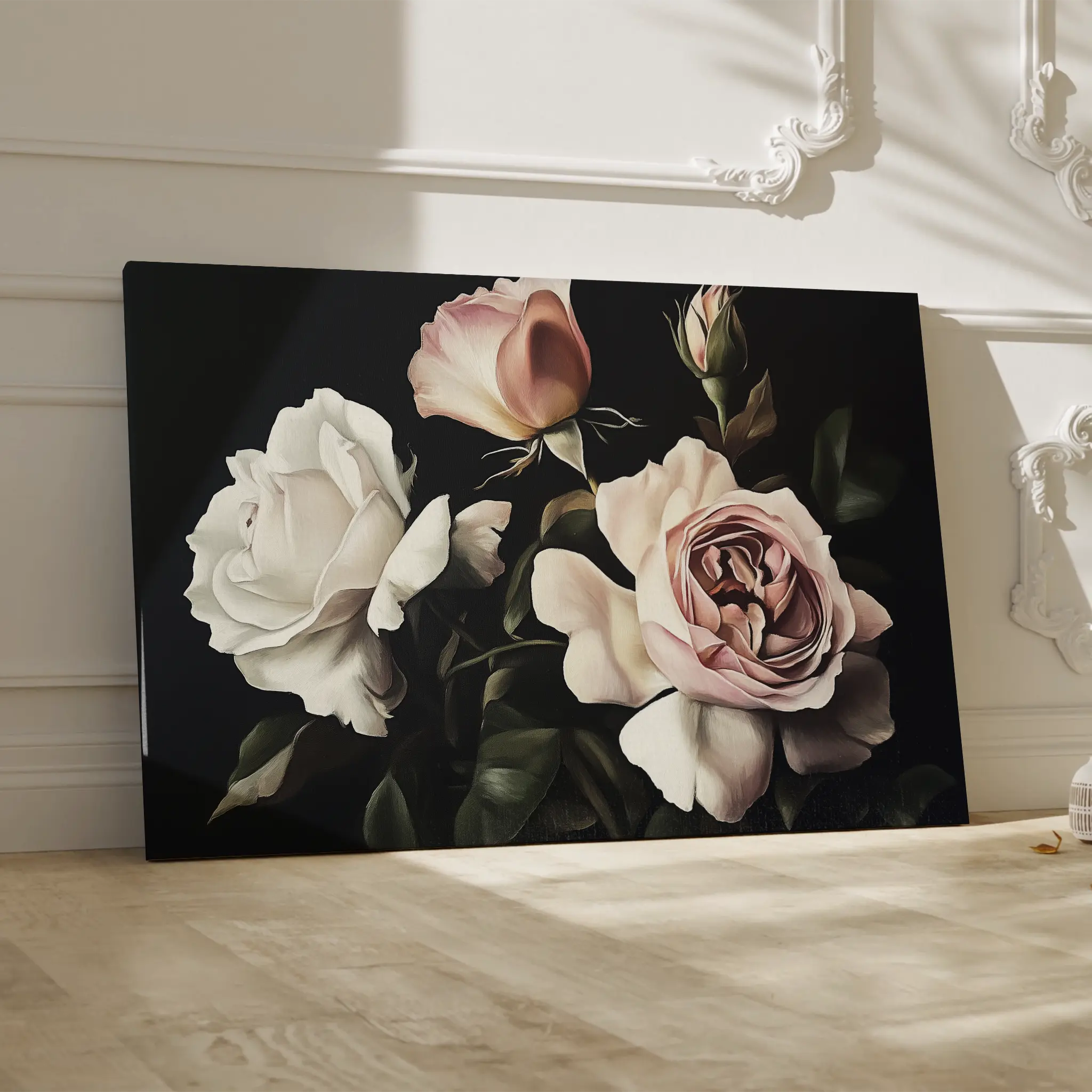 Floral Canvas Wall Art WAD1070-F 90 x 60 cm / Stretched on hidden frame