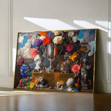 Floral Canvas Wall Art WAD1071-F 90 x 60 cm / Stretched on hidden frame