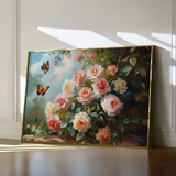 Floral Canvas Wall Art WAD1072-F 90 x 60 cm / Stretched on hidden frame