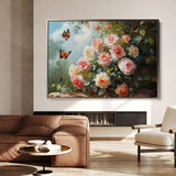 Floral Canvas Wall Art WAD1072-F 90 x 60 cm / Stretched on hidden frame
