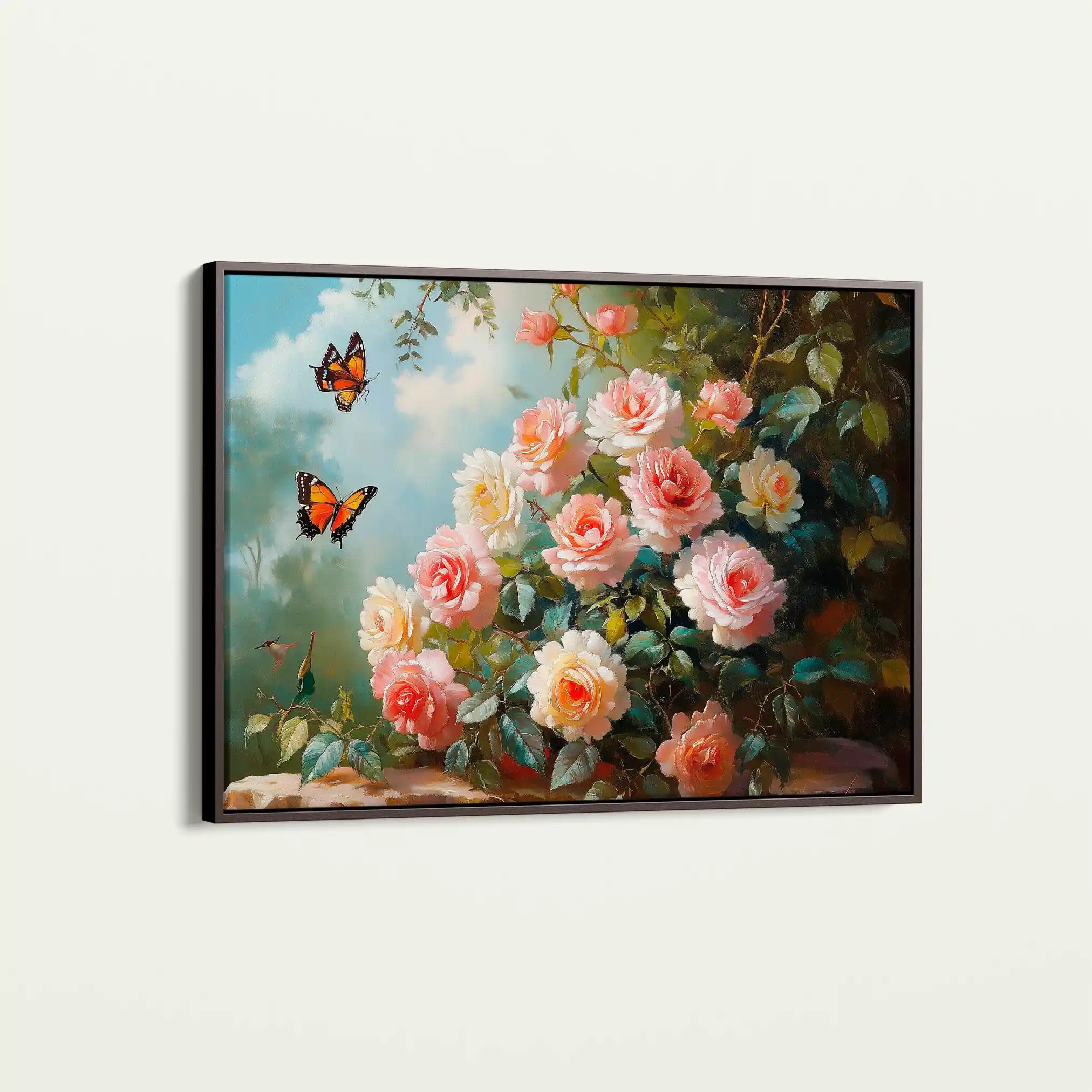 Floral Canvas Wall Art WAD1072-F 90 x 60 cm / Stretched on hidden frame