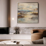Abstract 1074 Canvas Art 60 x 60 cm / Stretched on hidden frame