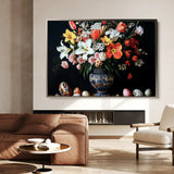 Floral Canvas Wall Art WAD1074-F 90 x 60 cm / Stretched on hidden frame
