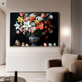 Floral Canvas Wall Art WAD1074-F 90 x 60 cm / Stretched on hidden frame
